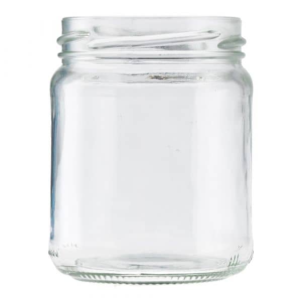 Inmaakglas rond inh. 228 ml tray 34 stuks