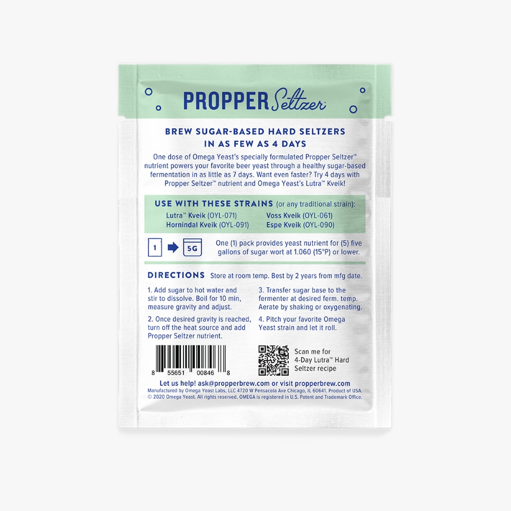 Omega Propper Seltzer™ Nutrient - Hefenahrung für Hard Seltzer