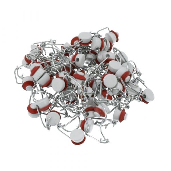 Beugel Kunststof wit voor beugelflessen 25 stuks