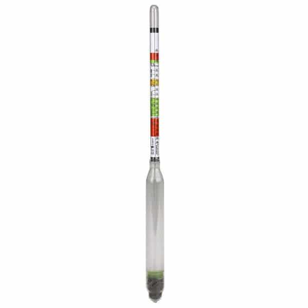 Hydrometer 3 scales color distribution luxury BL