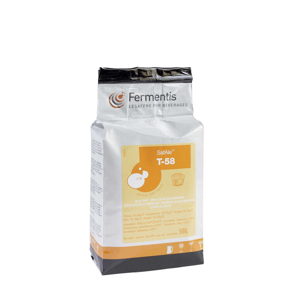 Safale T-58, bovengistend droge gist 500 g - THT 31.10.2024