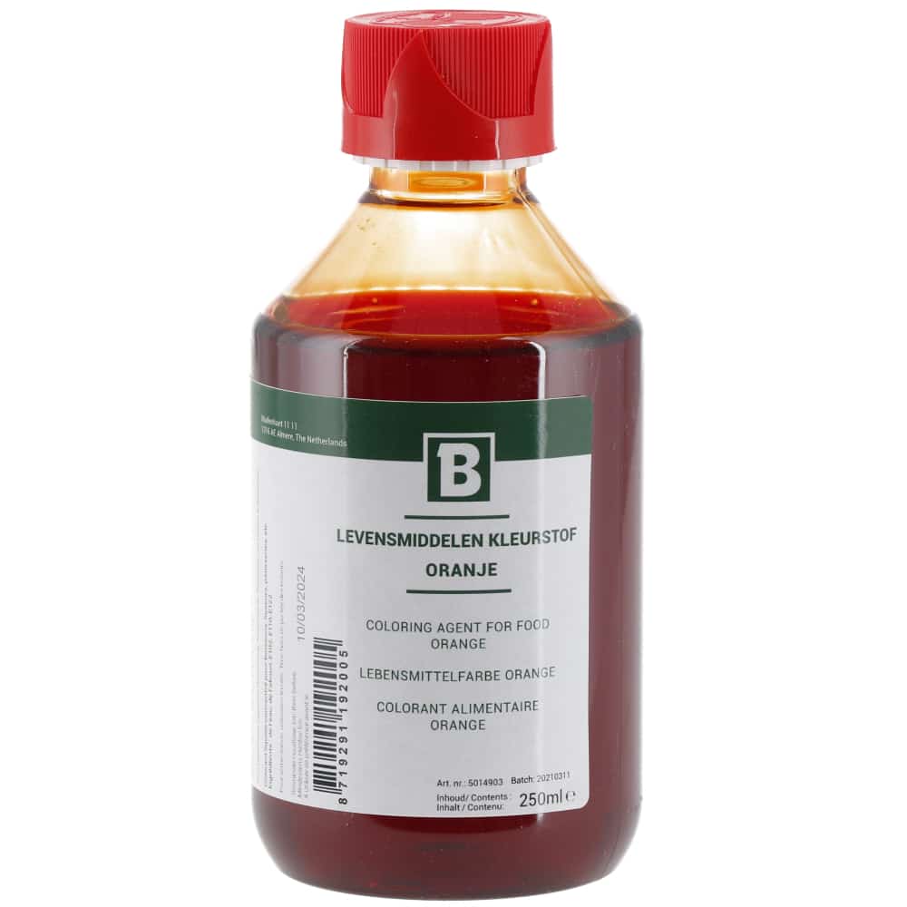 Colorant alimentaire Orange 250 ml 