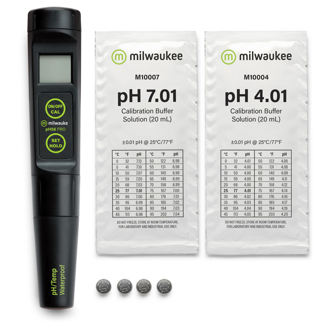 Milwaukee pH56 PRO - Messgerät für pH und Temperatur - wasserdicht