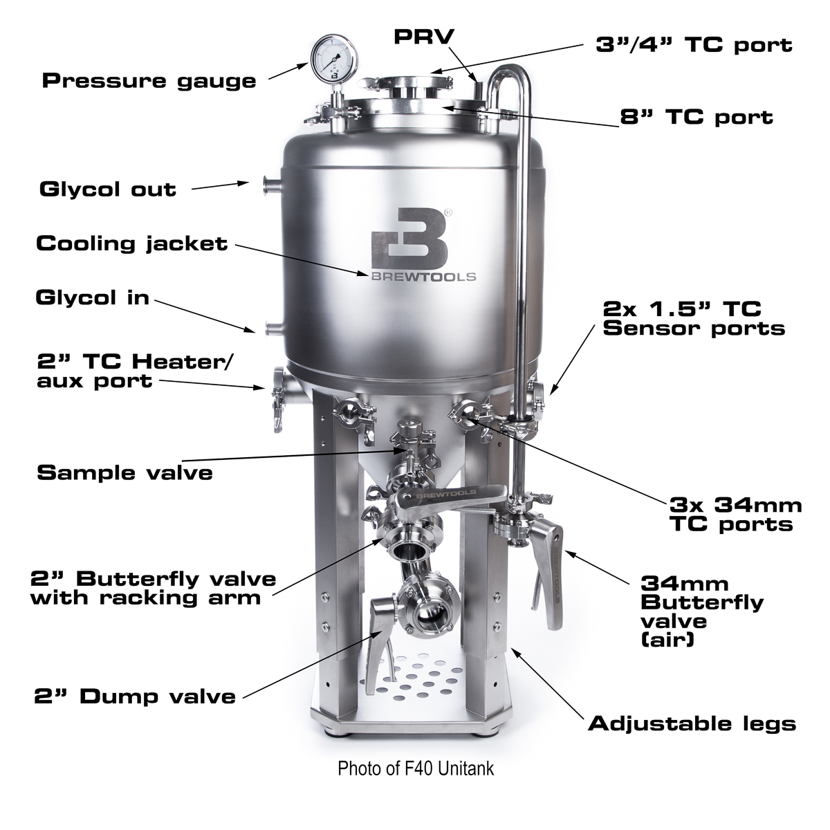 Brewtools F300 Unitank 120-290L