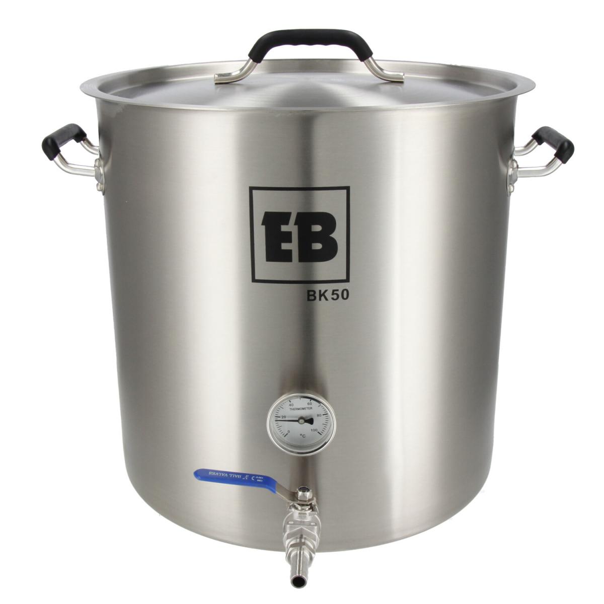 Brewing Kettles - Easybrew Brewkettle 50 liter with tap and thermometer ...